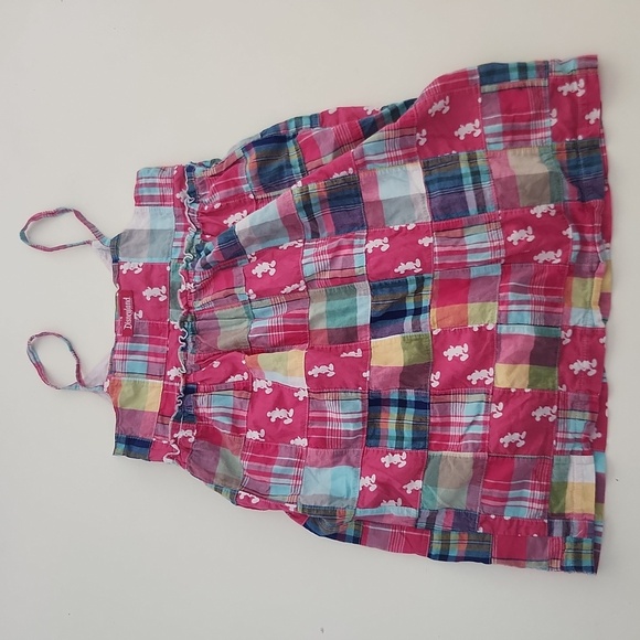 Disney Disneyland Pink Patchwork Summer Dress Medium - Picture 2 of 10